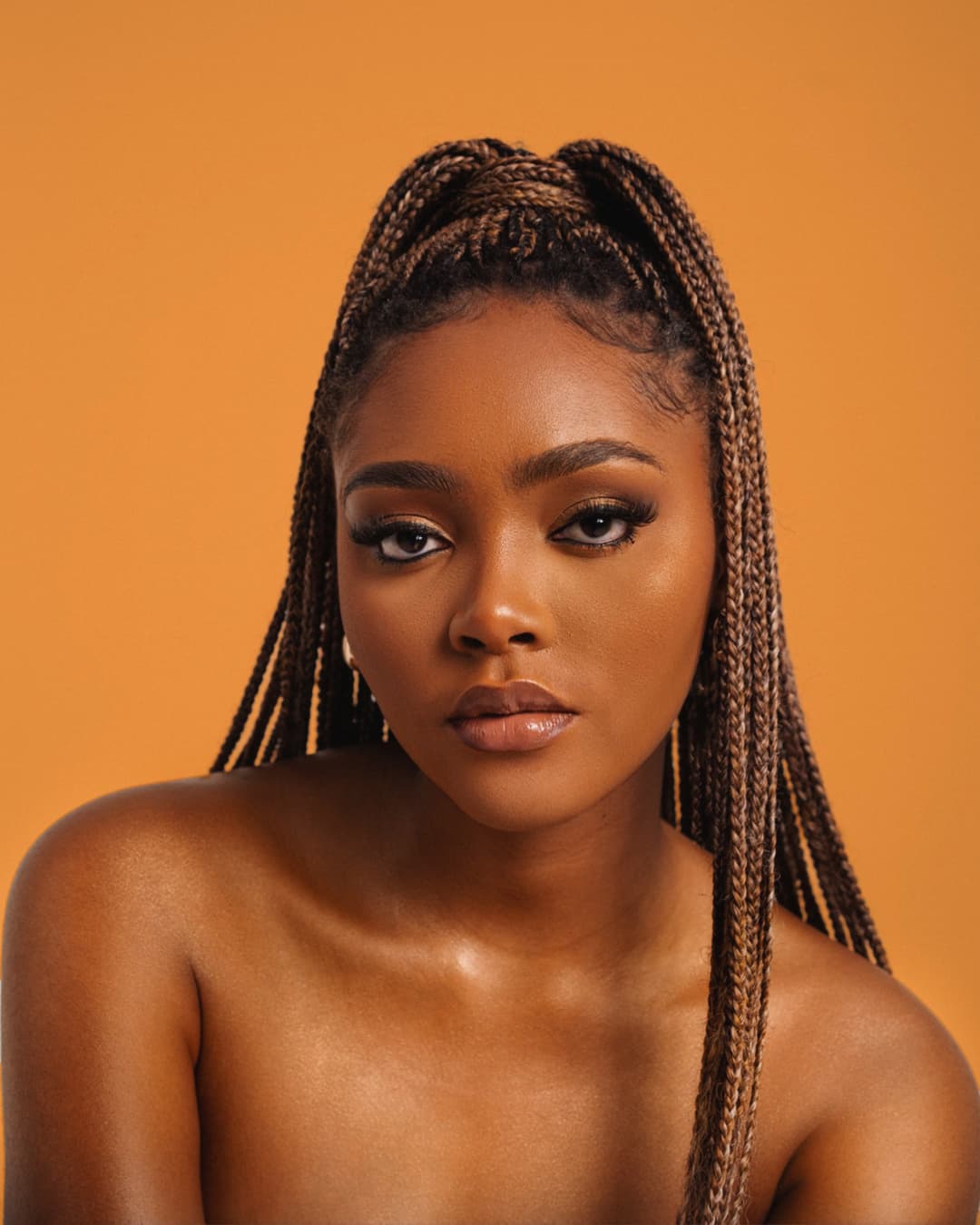 Beauty portrait with a refined look